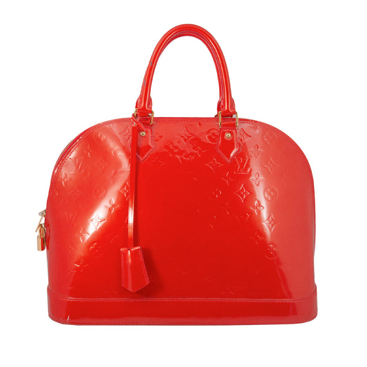 Bolso Alma GM Sunset Orange Monogram Vernis