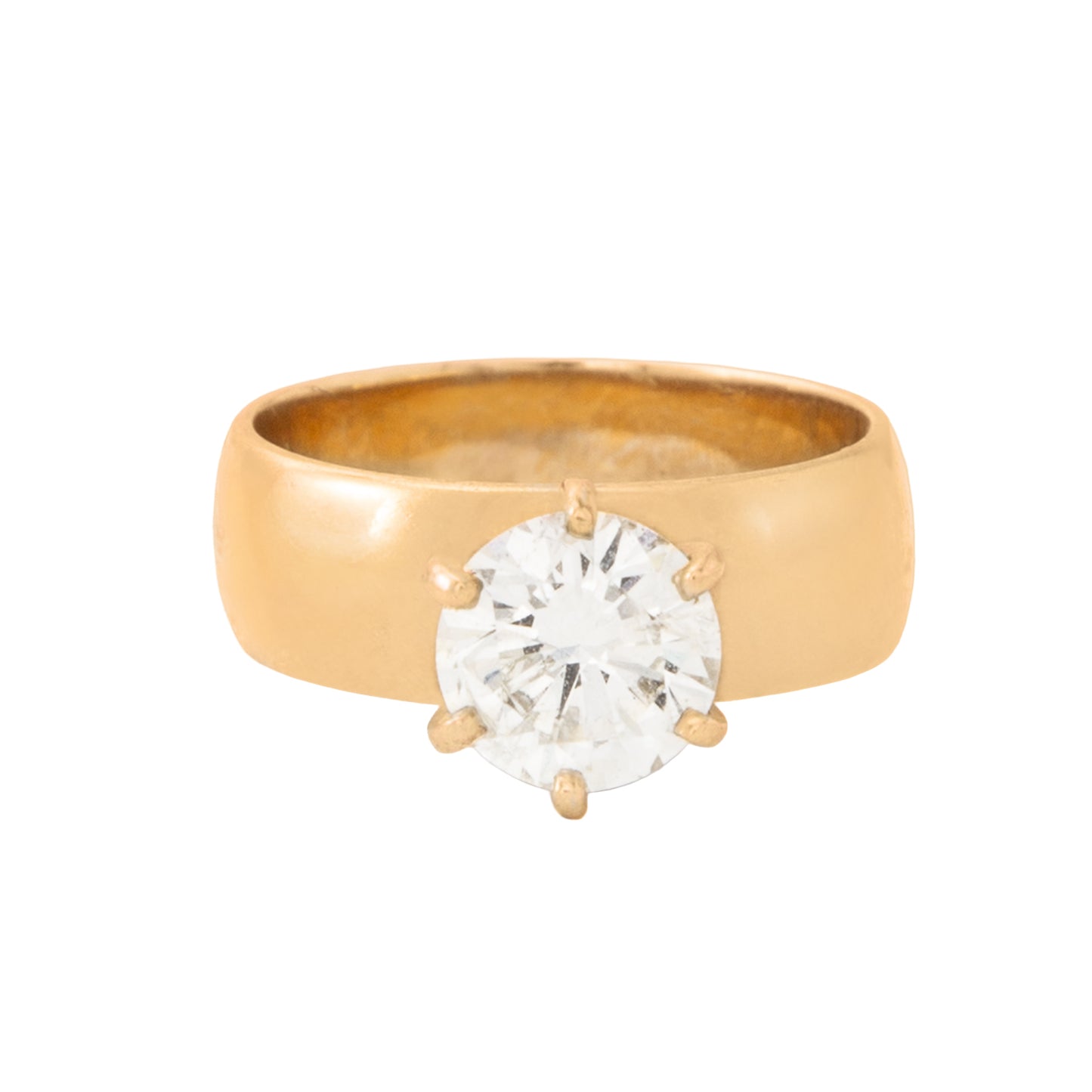 Anillo Solitario 14k