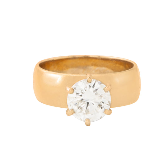 Anillo Solitario 14k