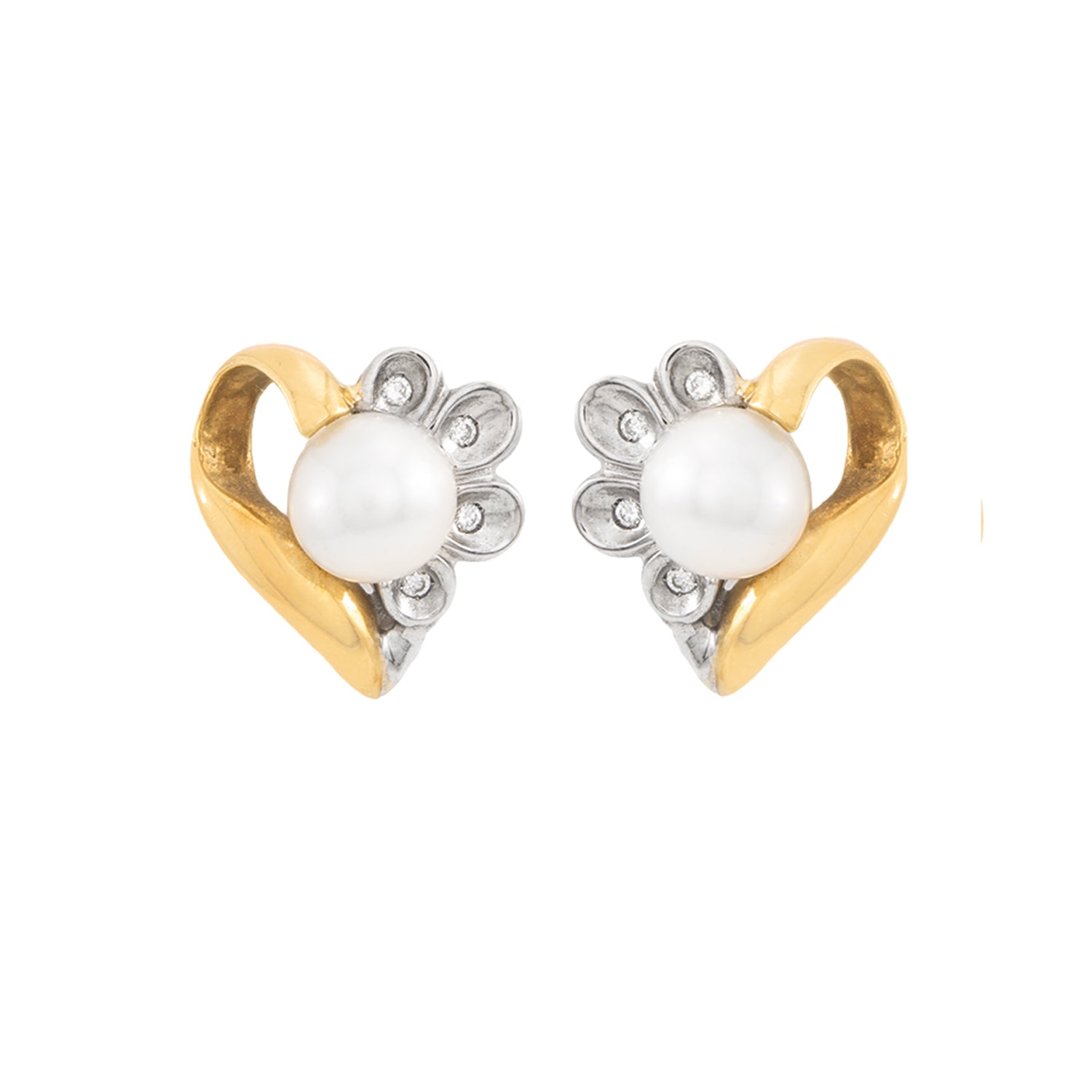 Juego de Aretes y Anillo Diseño Flor