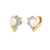 Juego de Aretes y Anillo Diseño Flor