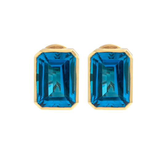 Aretes Aquamarina