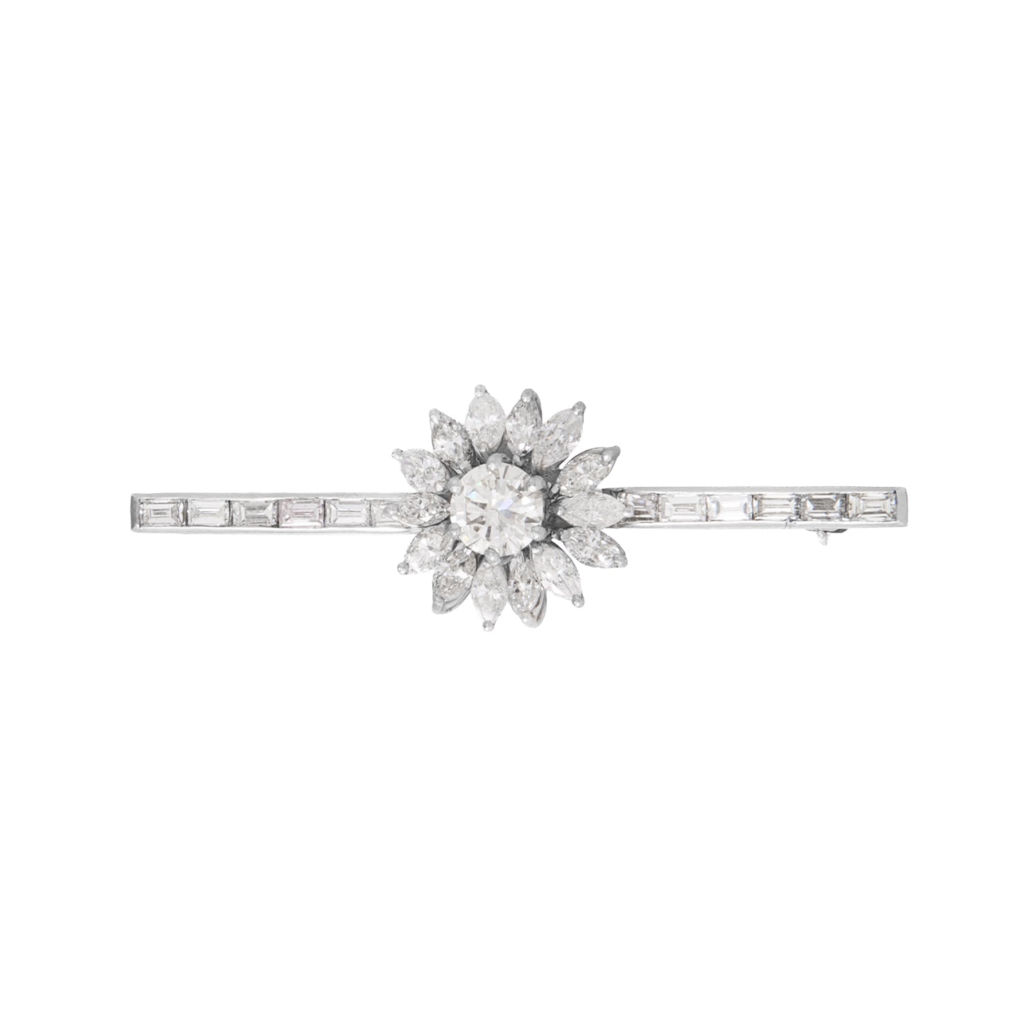 VENDIDO Prendedor Diseño Flor 14k