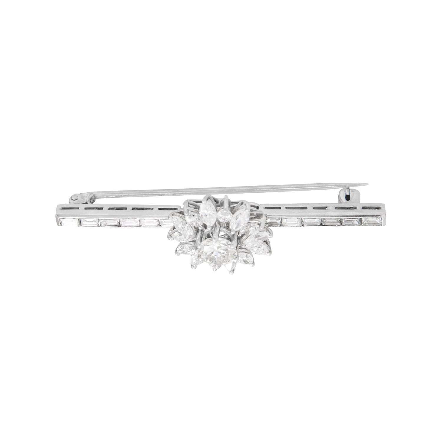 VENDIDO Prendedor Diseño Flor 14k