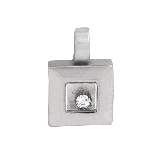 Dije Cuadrado con Diamante de .04CT