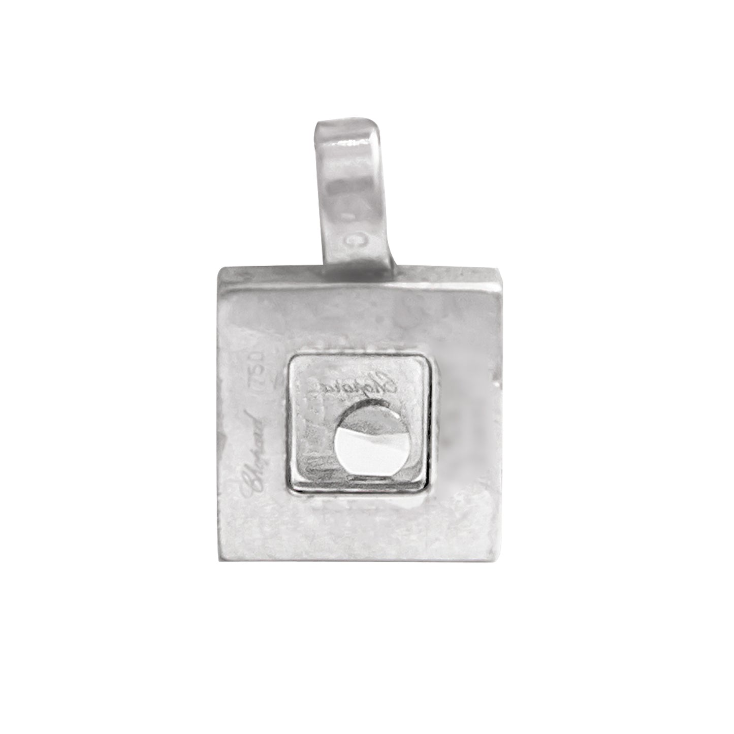 Dije Cuadrado con Diamante de .04CT