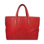 Bolso Tote en Piel Color Rojo - Boutique San Agustín