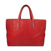 Bolso Tote en Piel Color Rojo - Boutique San Agustín
