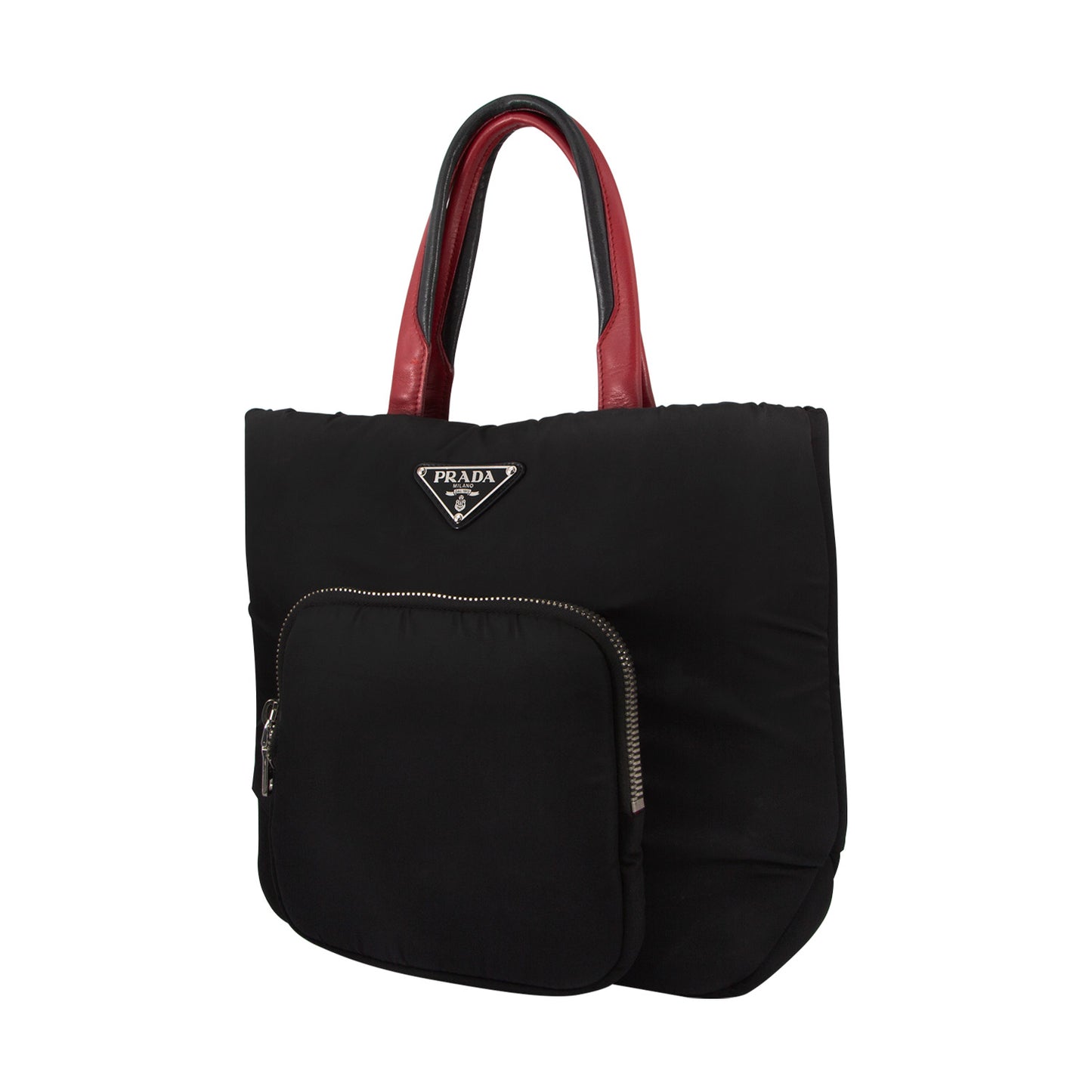 Bolso Acolchonado En Color Negro