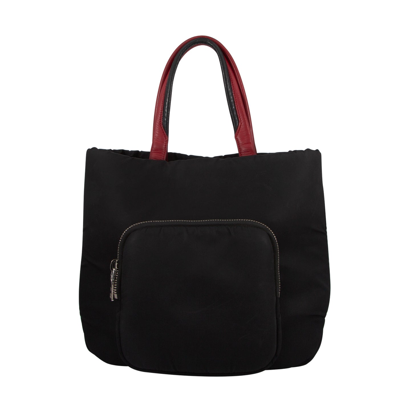 Bolso Acolchonado En Color Negro