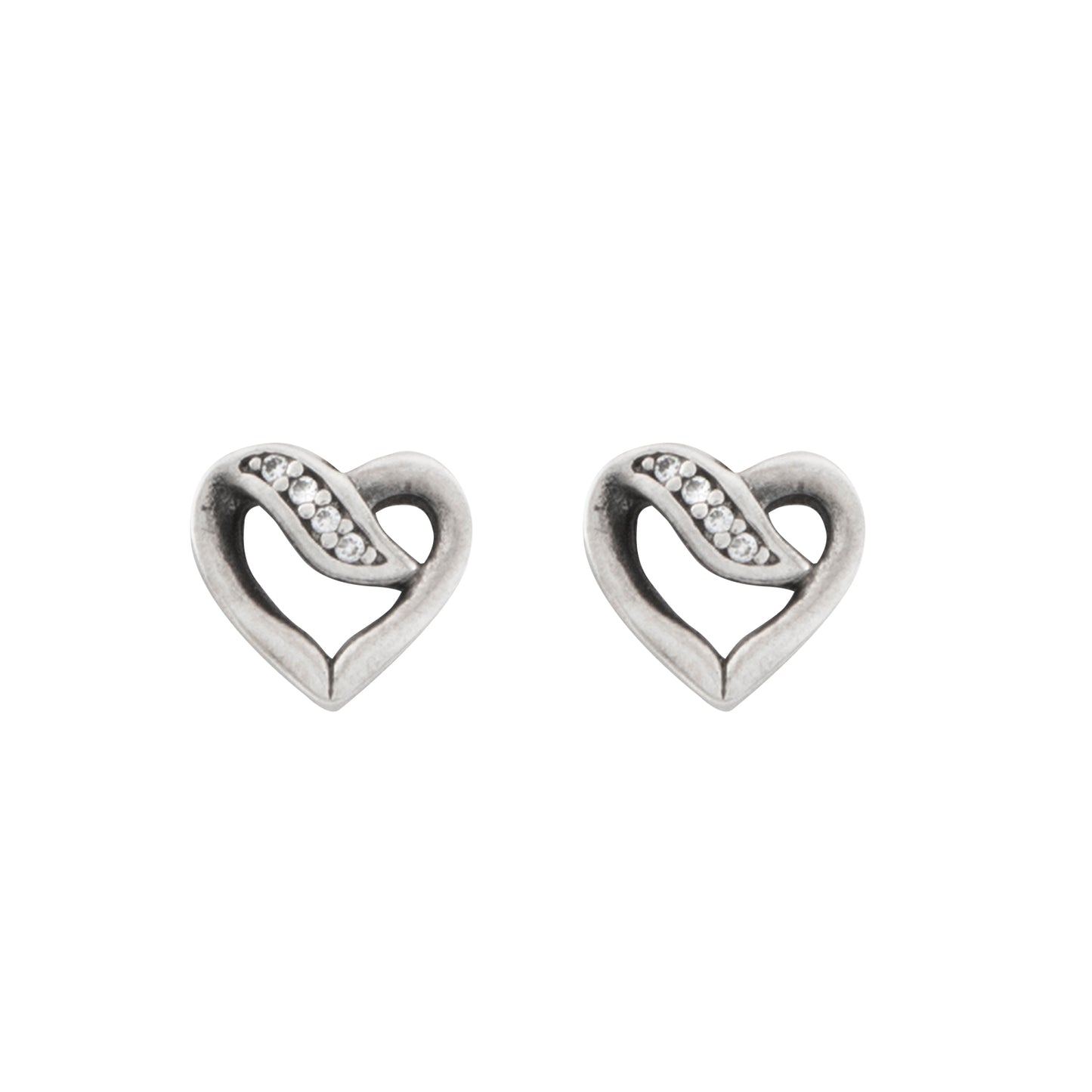 Aretes de Botón Ribbons of Love