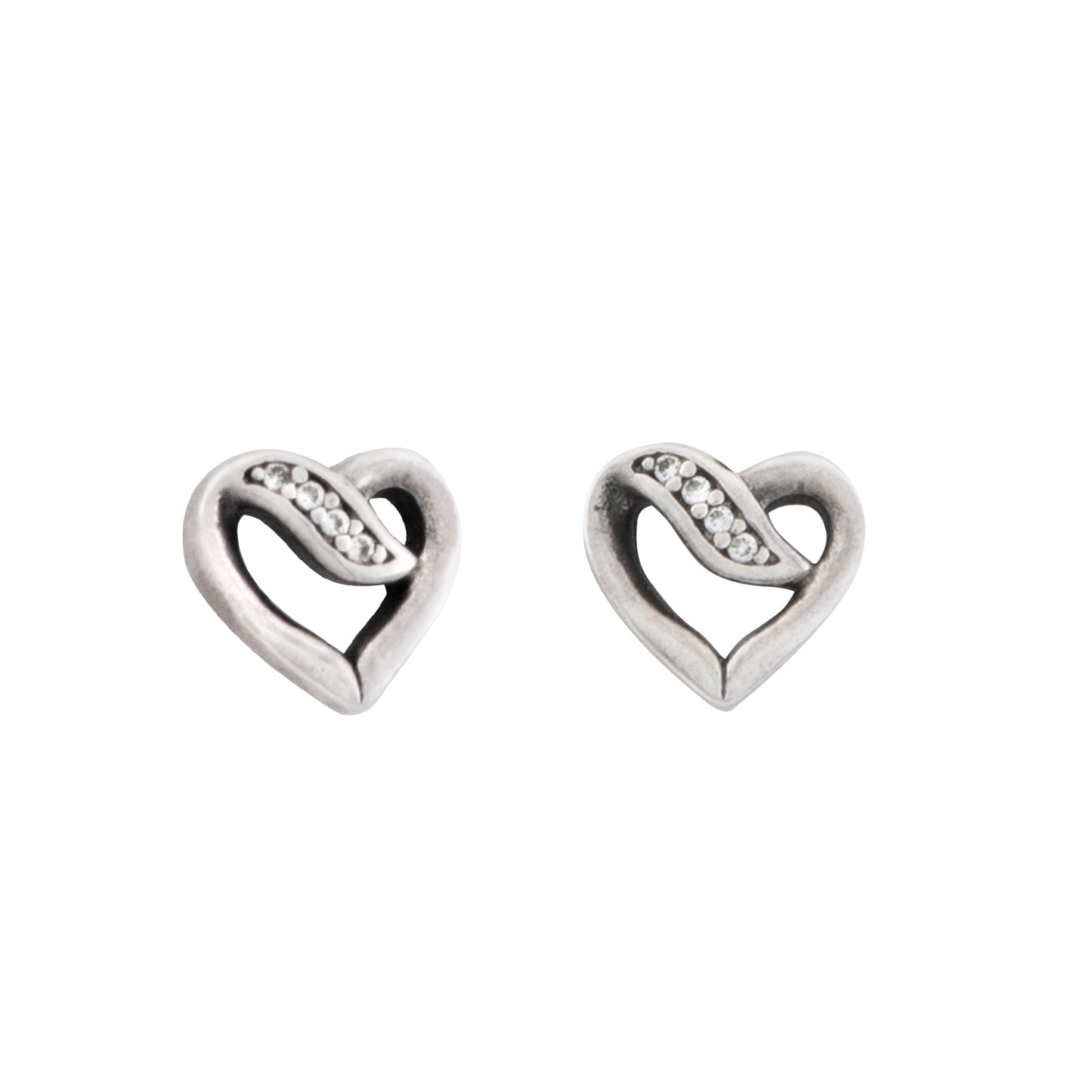 Aretes de Botón Ribbons of Love