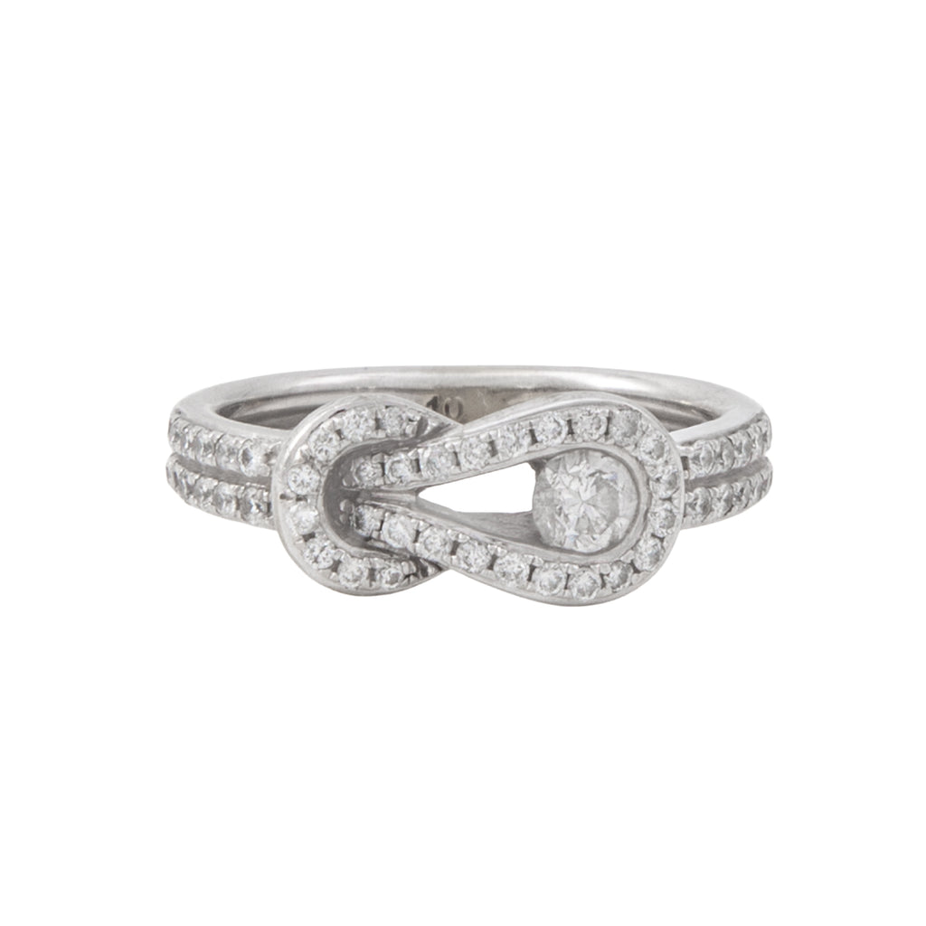 Anillo Nudo con Diamantes