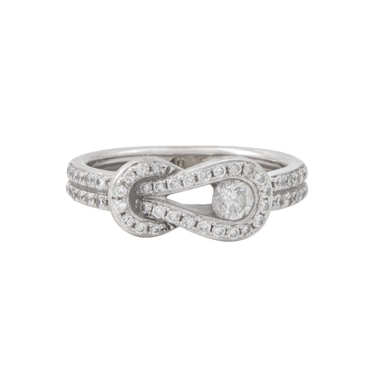 Anillo Nudo con Diamantes