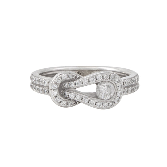 Anillo Nudo con Diamantes