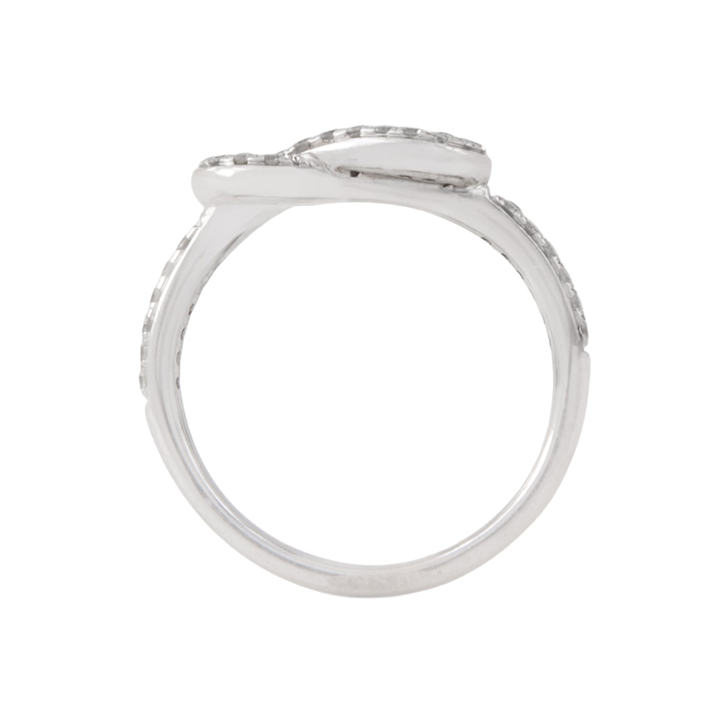 Anillo Nudo con Diamantes