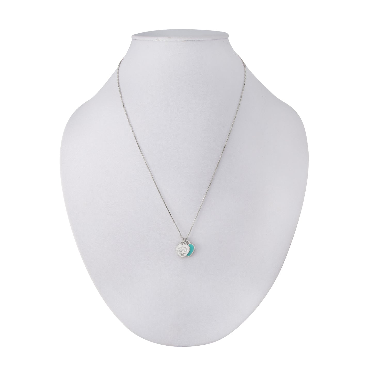 Collar Doble Placa De Corazón