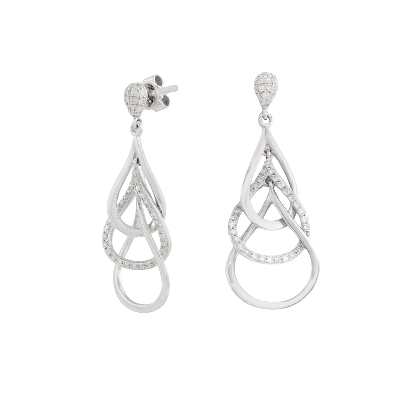 Juego de Aretes y Gargantilla Diseño Gotas