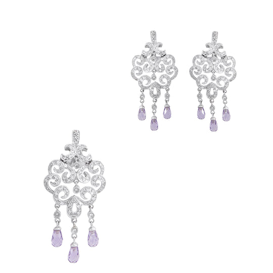 Juego de Aretes y Dije