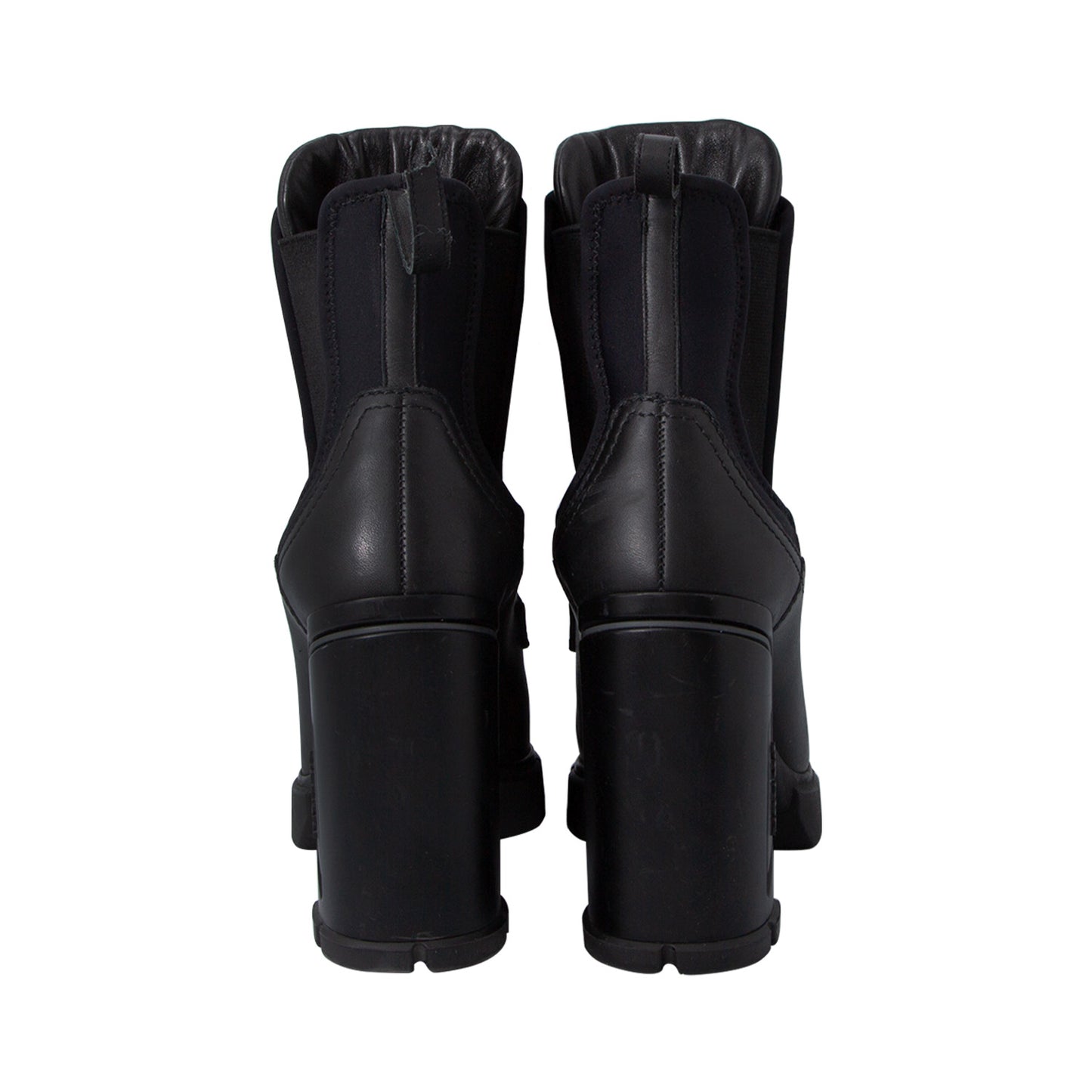 Botas Negras De Tacón Alto