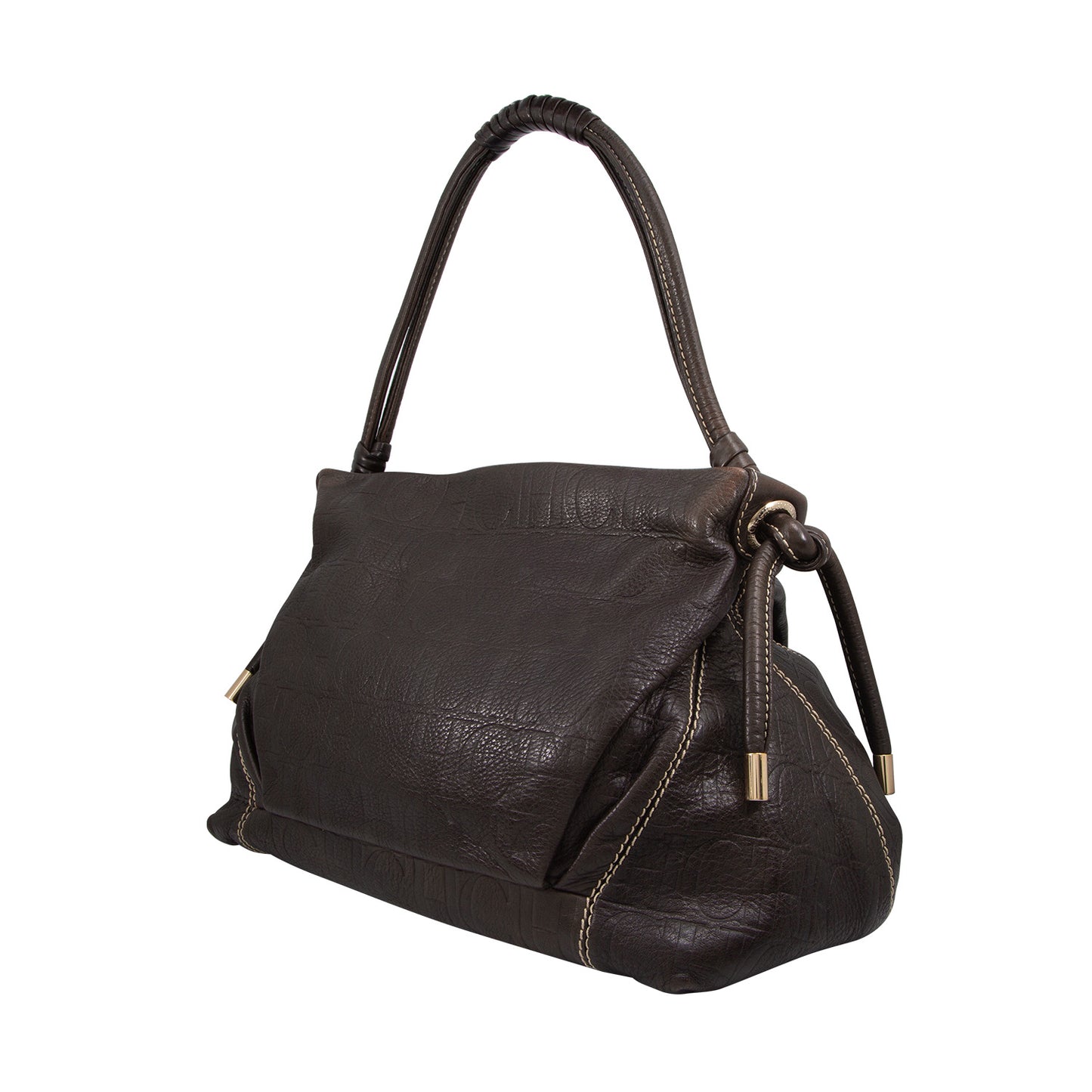 Bolso En Piel Café