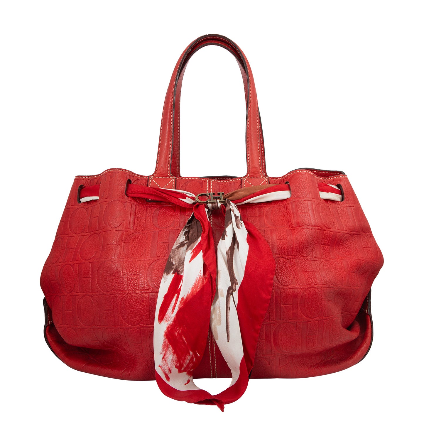 Bolso Tote Con Pañuelo
