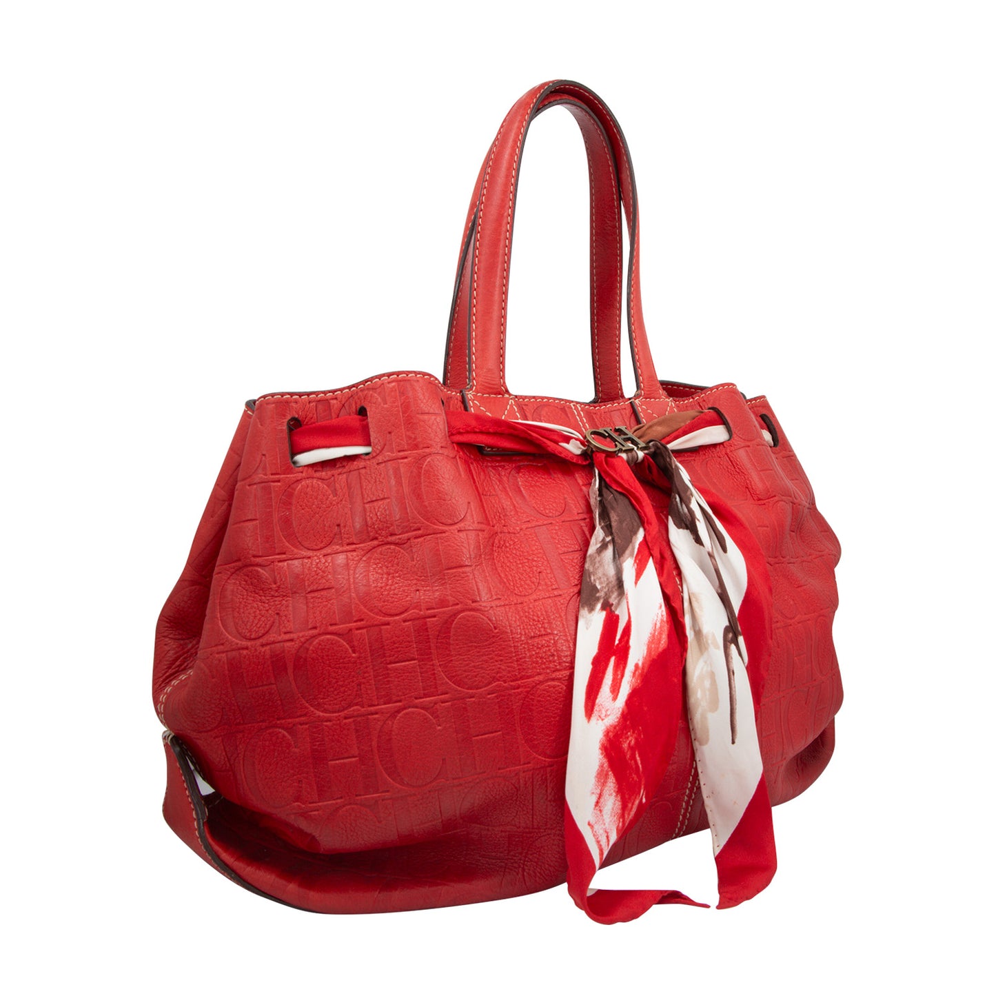 Bolso Tote Con Pañuelo