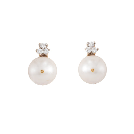 Aretes Con Perlas 14k