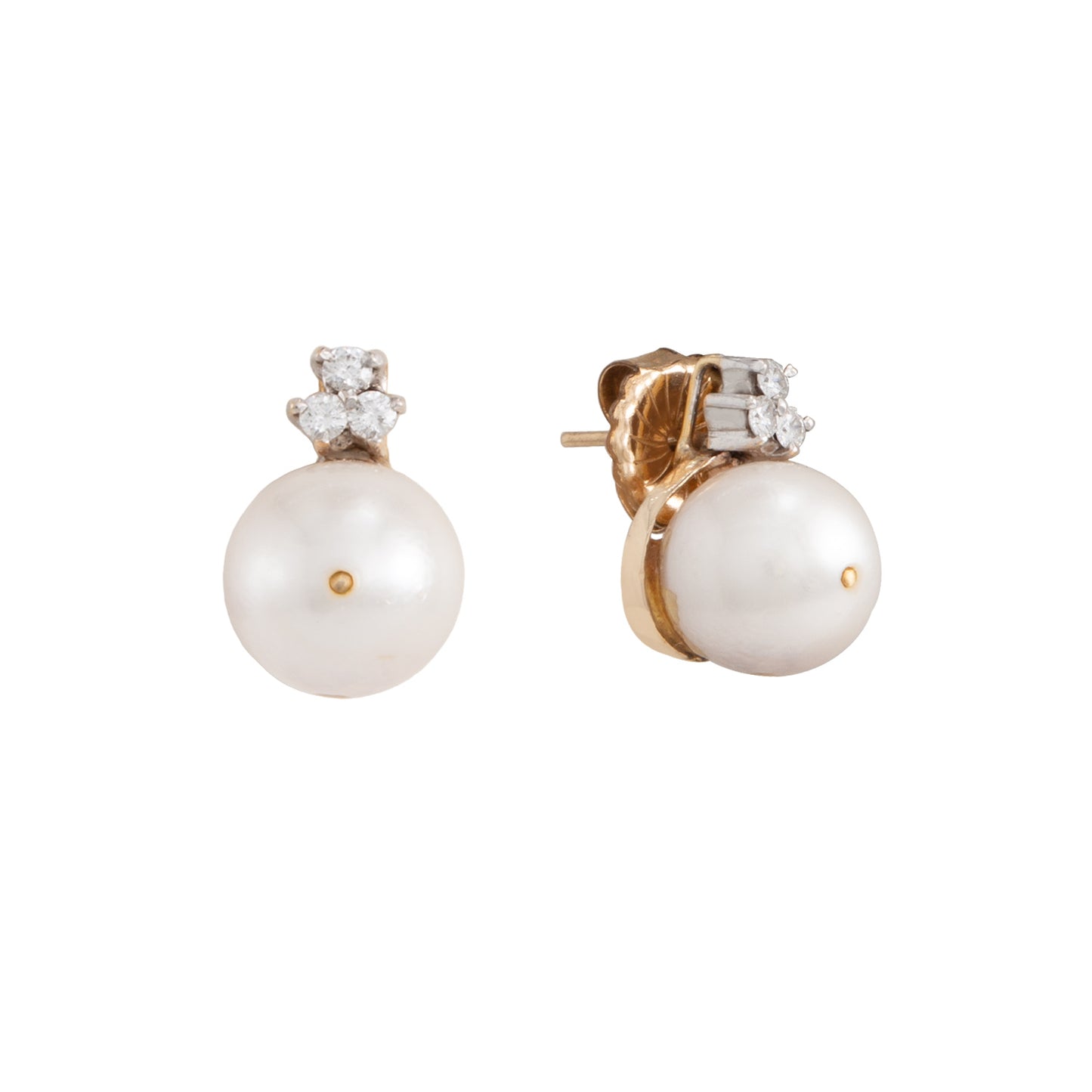 Aretes Con Perlas 14k