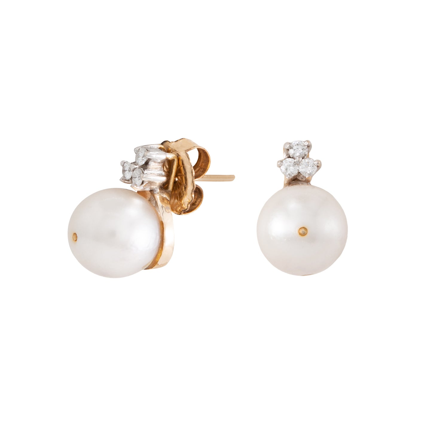 Aretes Con Perlas 14k