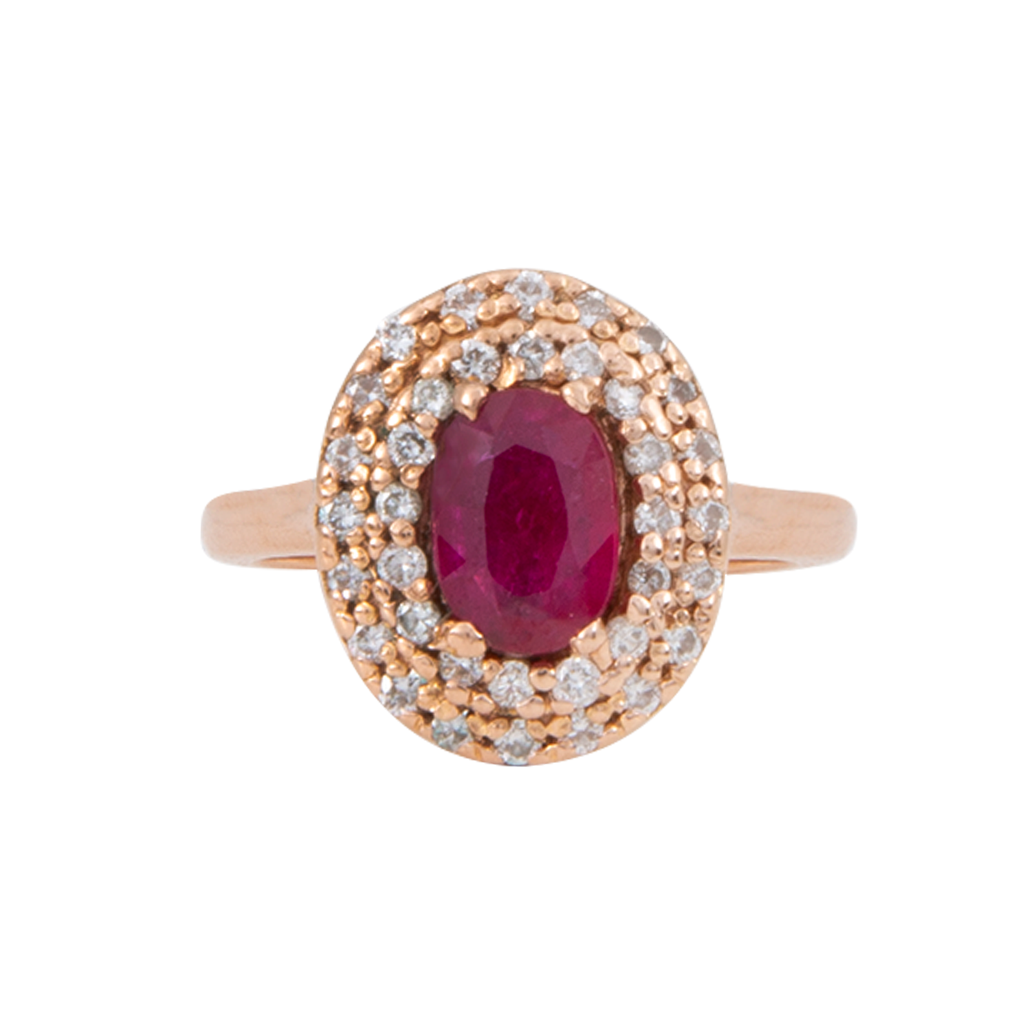 VENDIDO Anillo Rubí Oval