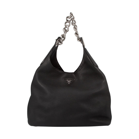 Bolso Vitello Daino Chain Hobo