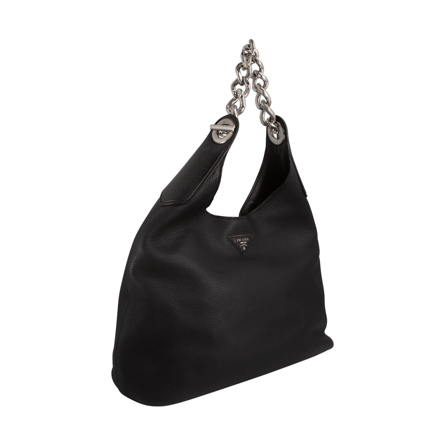 Bolso Vitello Daino Chain Hobo