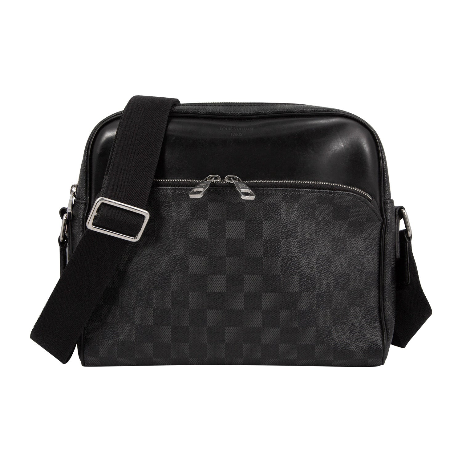 Bandolera Dayton Reporter MM Damier Graphite