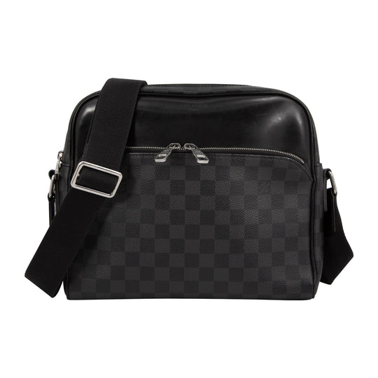 Bandolera Dayton Reporter MM Damier Graphite