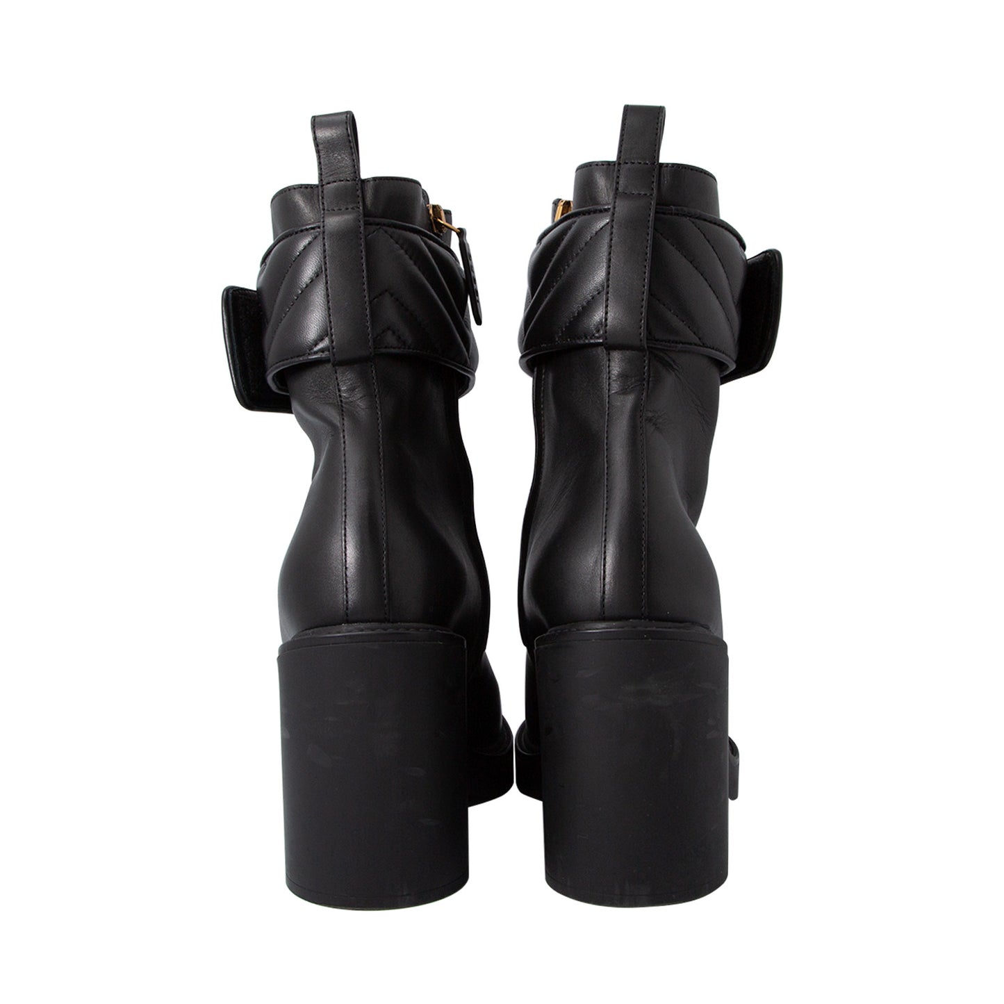 Botas Negras De Tacón Alto