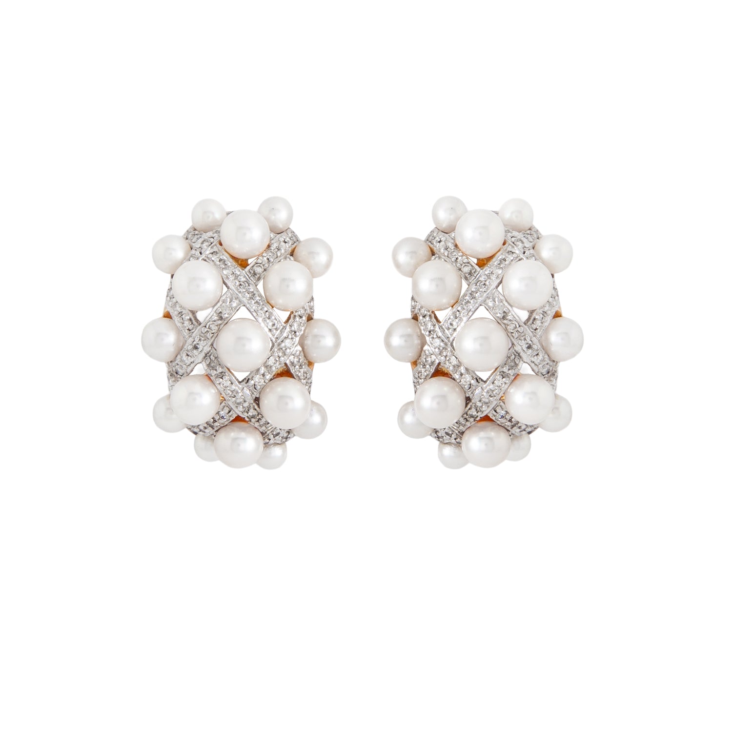 Aretes Con Perlas