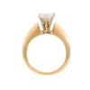 Anillo Solitario con Diamante Corte Marquesa 14k