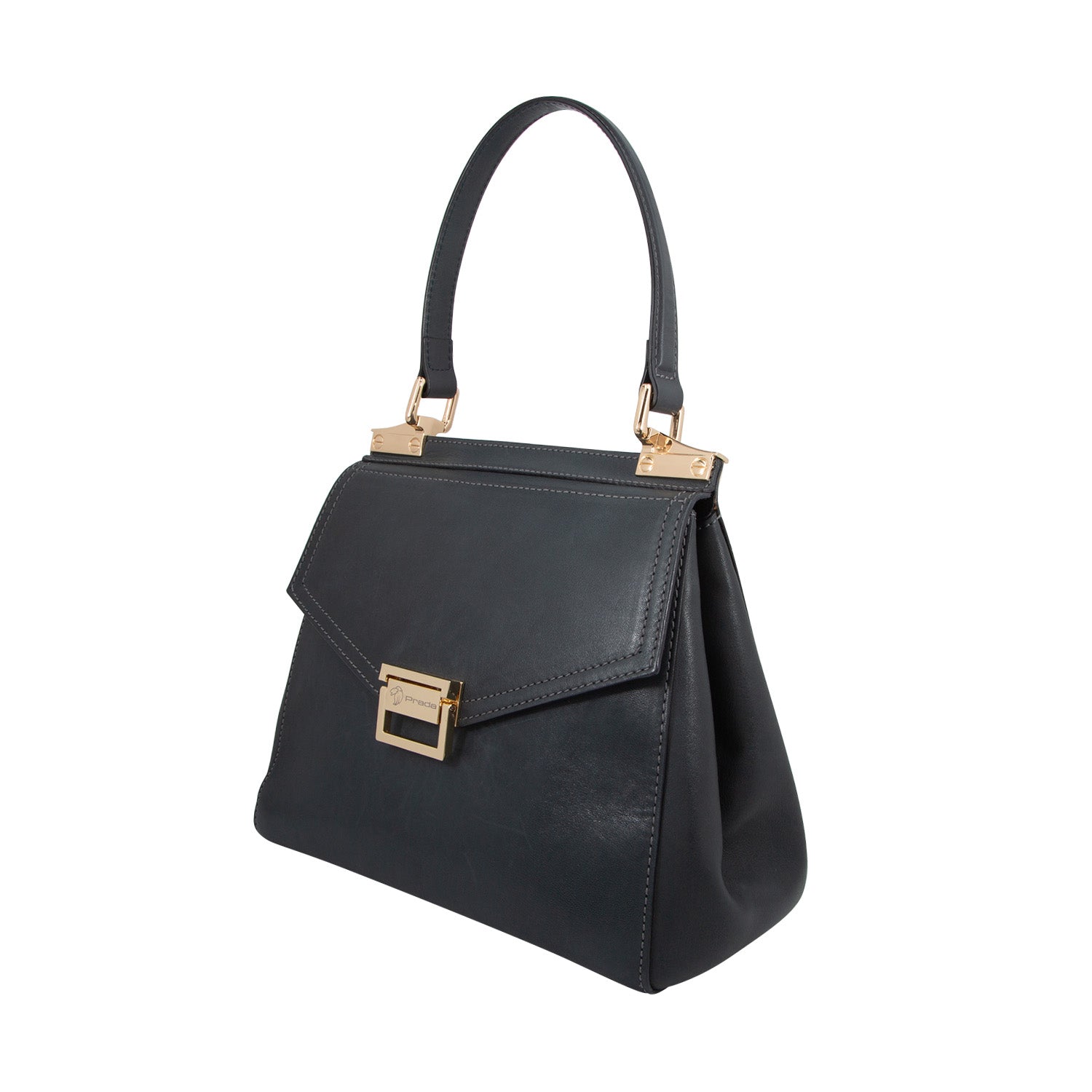 VENDIDO Bolso En Piel Azul