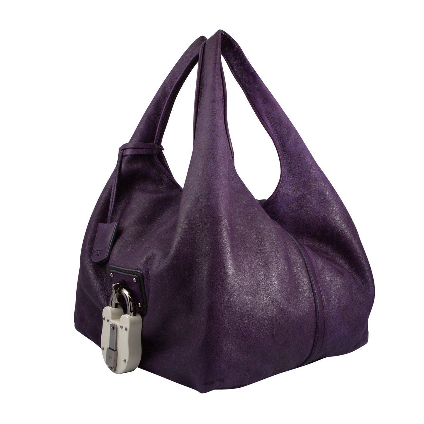 Bolso En Piel Morada