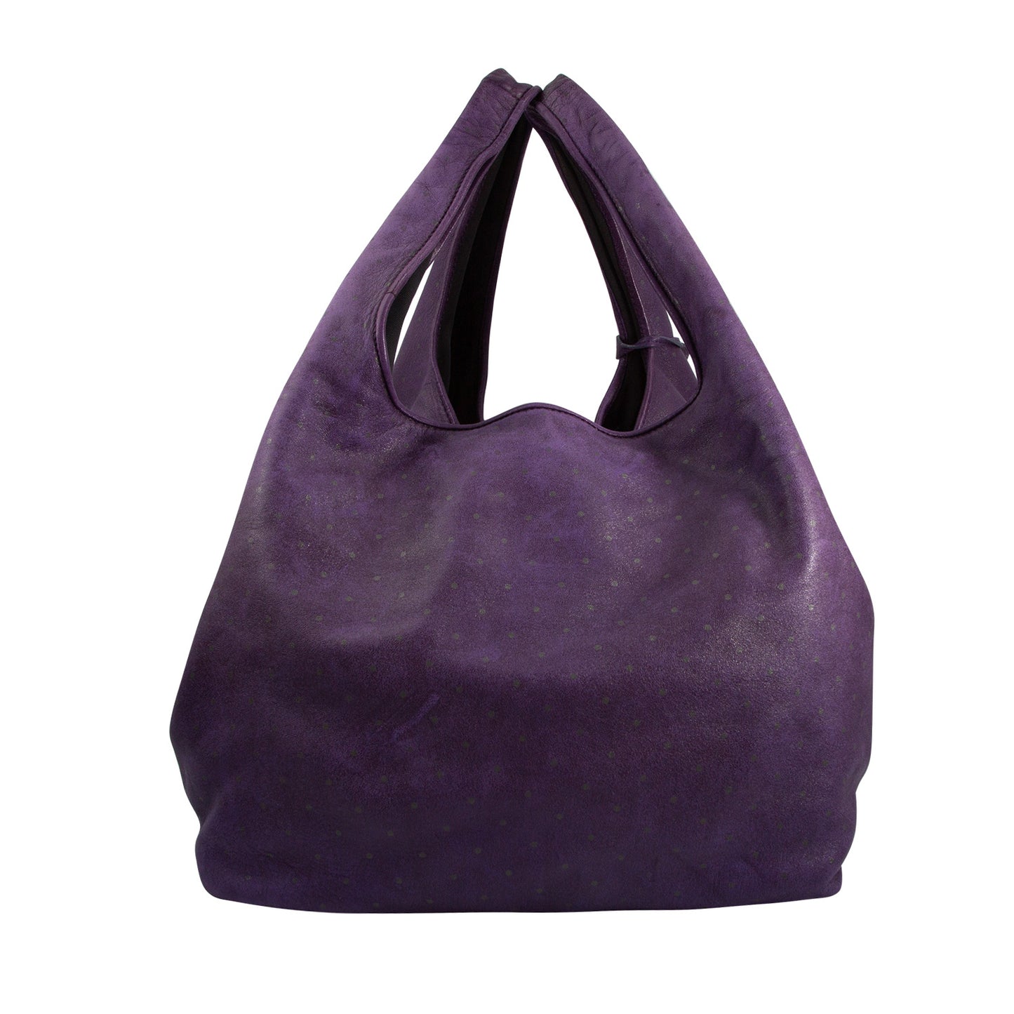Bolso En Piel Morada