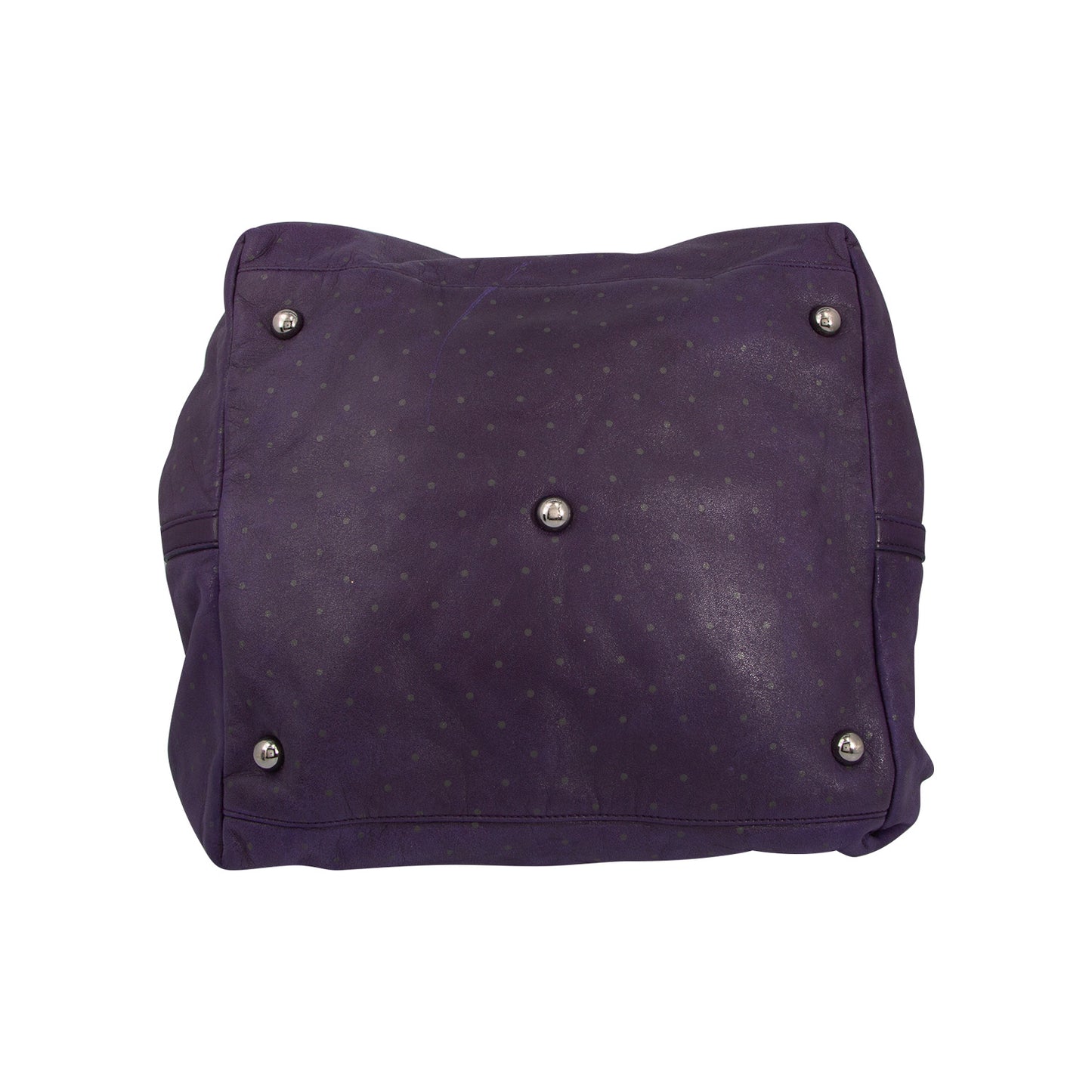 Bolso En Piel Morada