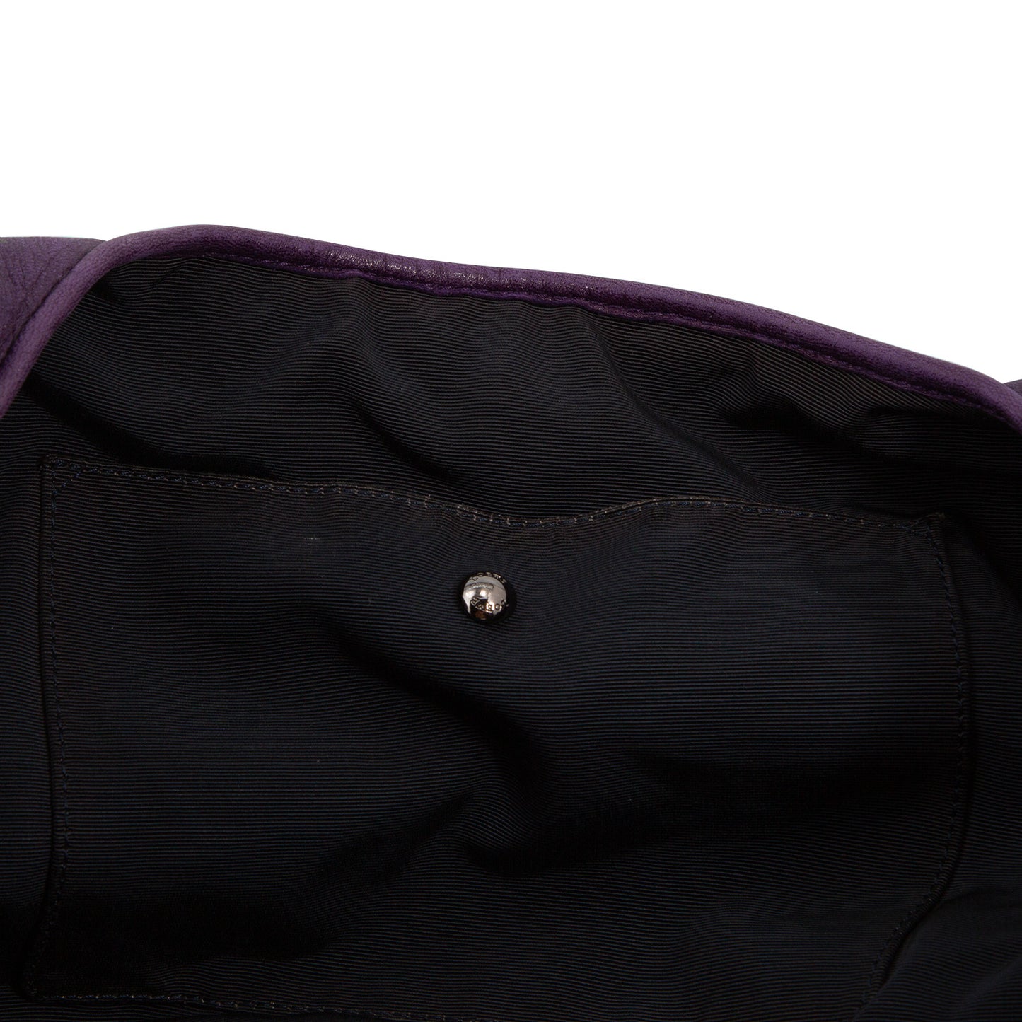 Bolso En Piel Morada