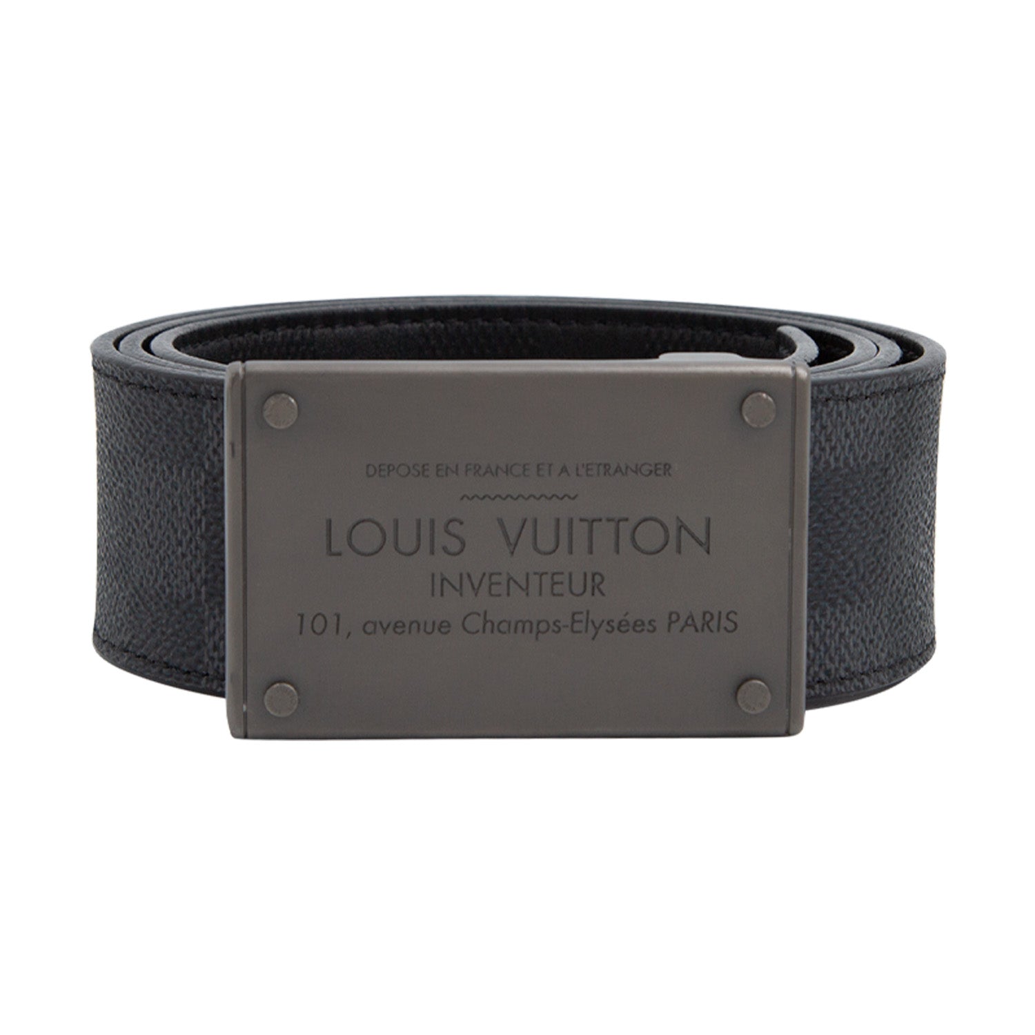 VENDIDO Cinturón Damier Inventeur