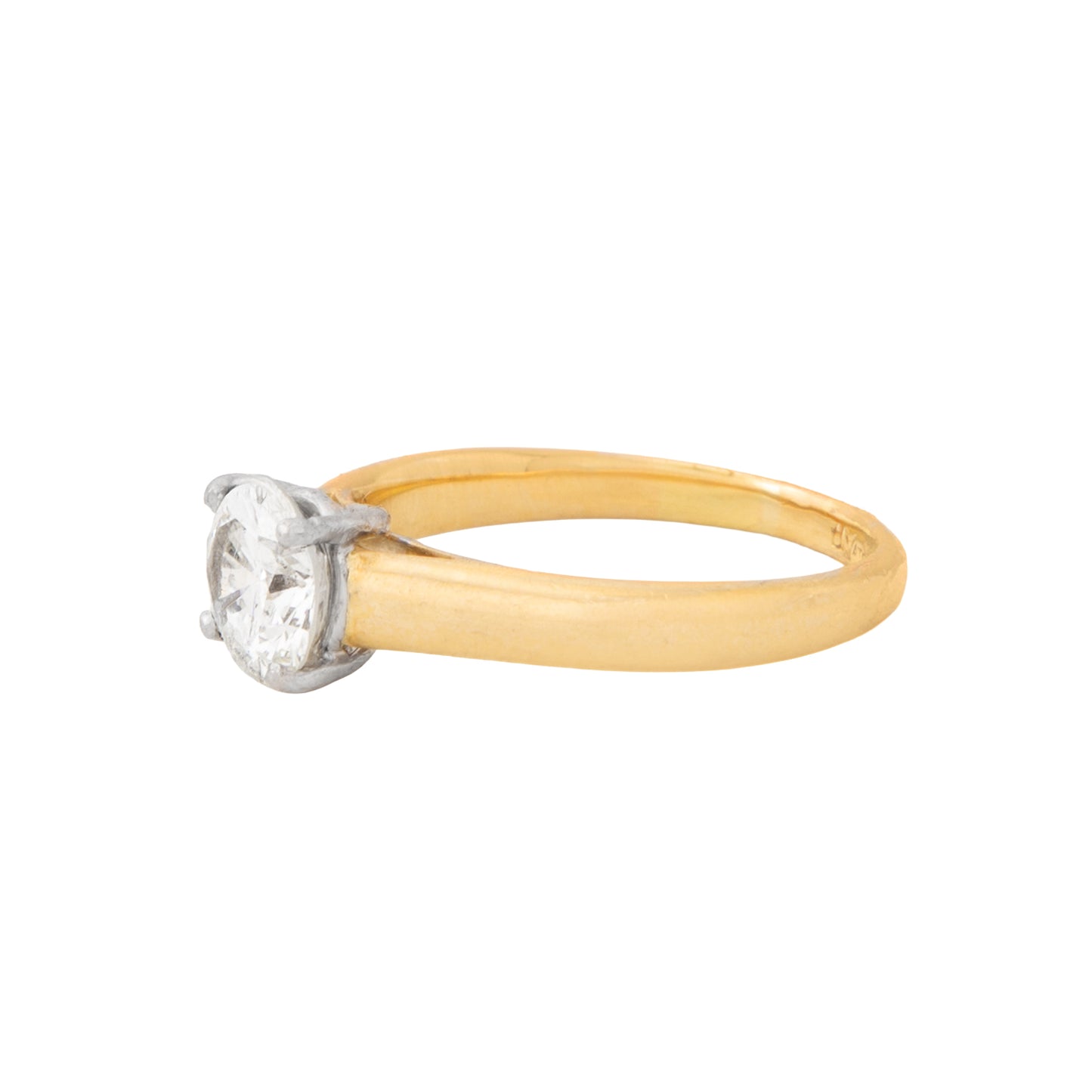 Anillo Solitario 18k