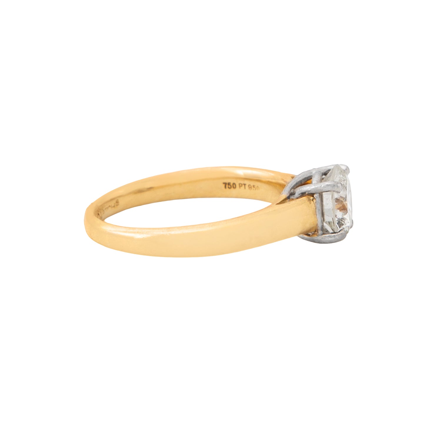 Anillo Solitario 18k