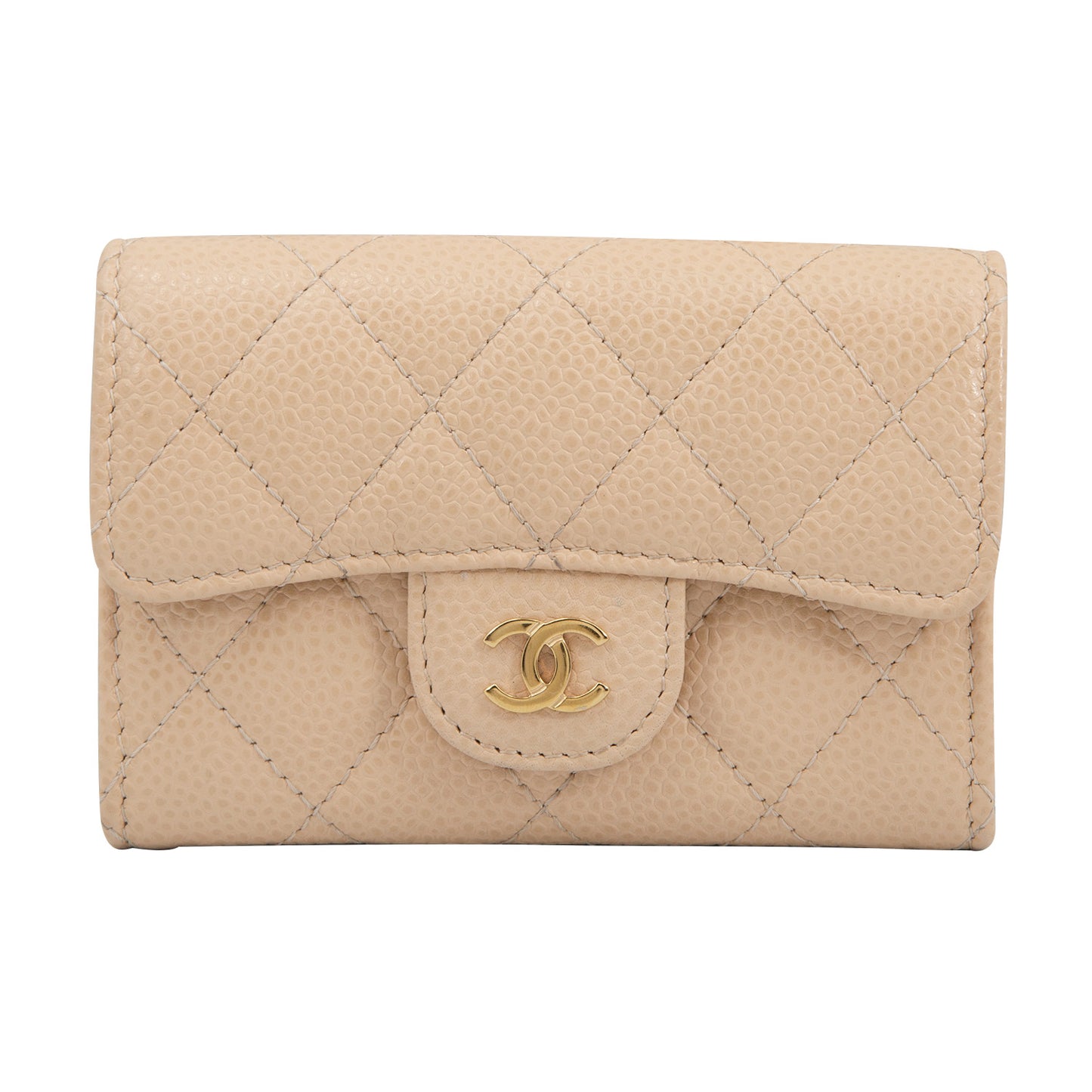 Monedero Clásico Beige