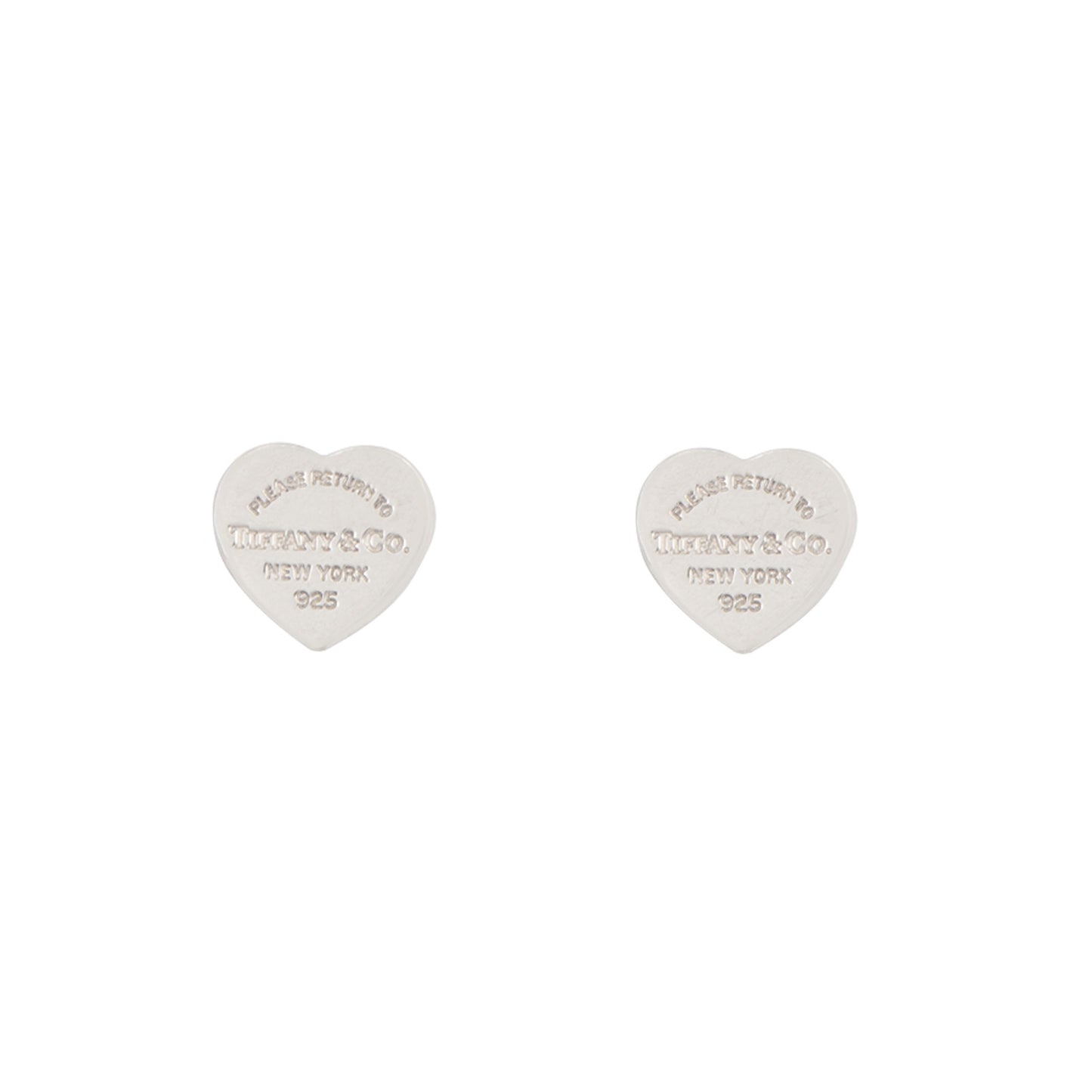 Aretes Con Placa Estilo Corazón