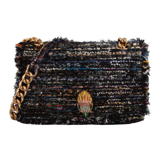 Crossbody Black Tweed Kensington