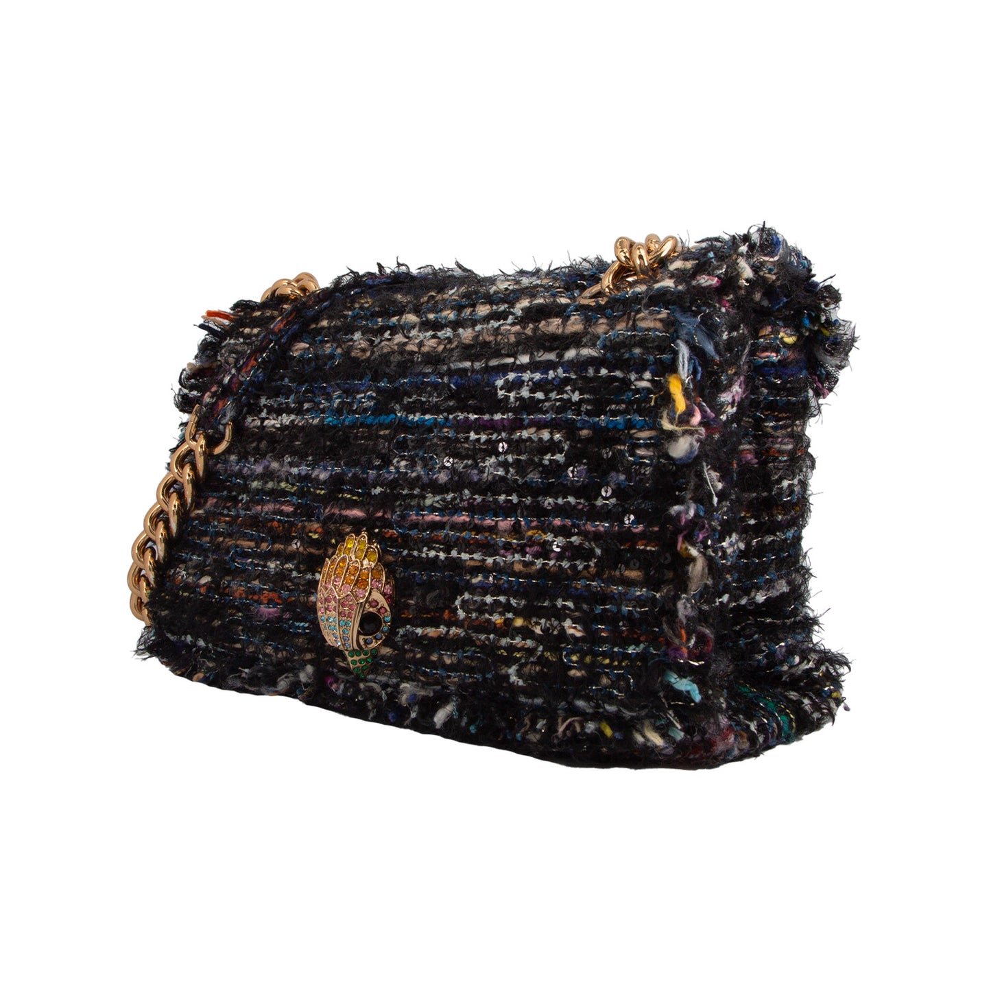 Crossbody Black Tweed Kensington